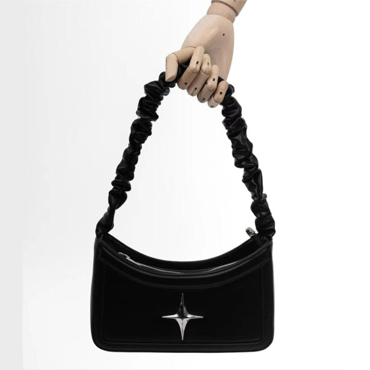 Fashion%20Vintage%20Shoulder%20Bag%20%20PU%20Leather%20Black%20Y2k%20Underarm%20Bag%20Pleated%20Crossbody%20Bag%20for%20Daily%20Use%20Streetwear%20Accessory%20Fashion%20Enthusiasts%20Gift%20-%20Image%205