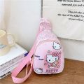 Trendy Cinnamoroll Kuromi Chest Bag KT Cat My Melody Children Crossbody Bag Pachacco Kid. 