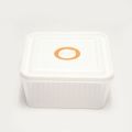 Transparent Plastic Food Container (BOX) High Quality Durable Microwavable Attractive Corrugated Shape Visual Kitchen Grain Spicy Curry Lunch Box. 