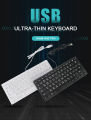 A-Z Corner Mini USB Keyboard English Language Ultra Thin Notebook Laptop Keyboards Desktop PC Laptops Computer. 