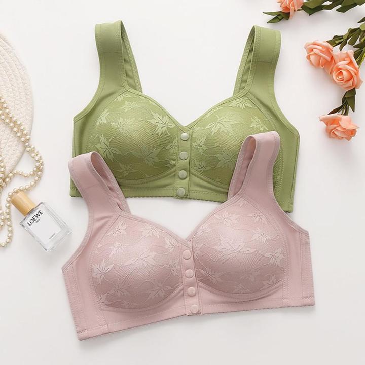 Comfortable%20Front%20Closure%20Bra%20Easy%20Wear%20Supportive%20Soft%20Fabric%20Plus%20Size%20Bra%20Adjustable%20Non-Wired%20Full%20Coverage%20Bra%20for%20Elderly%20-%20Image%208