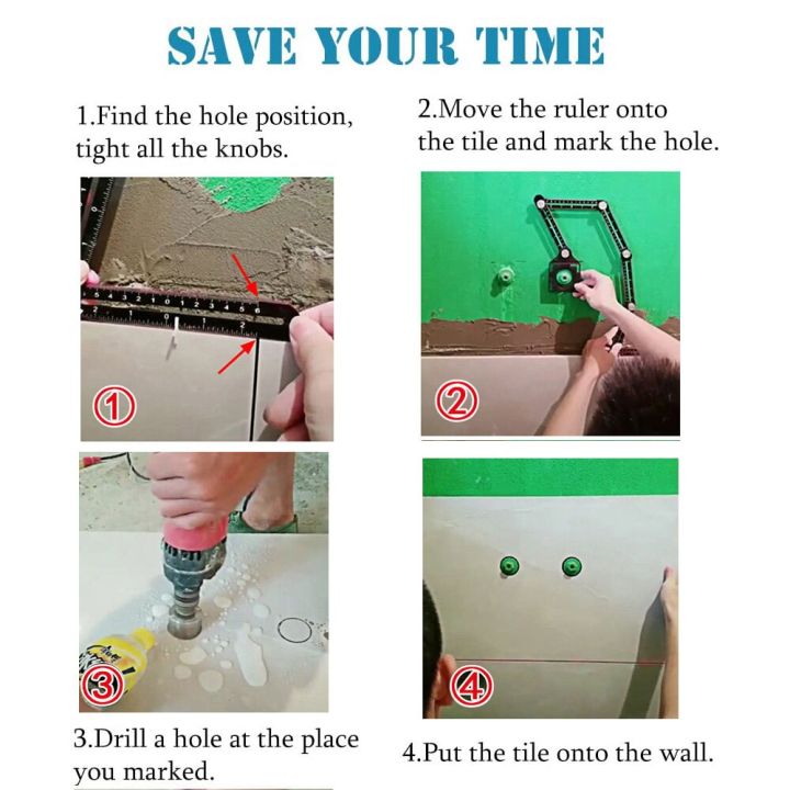 Aluminum%20Alloy%20Six-Sided%20Ruler%20Measuring%20Instrument%20Angle%20Tool%20Mechanism%20Slides%20Hole%20Drill%20Guide%20Tile%20Hole%20-%20Image%205