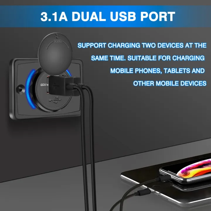 Dual%20USB%20QC%203.0%20Car%20Charger%20Socket%2012v%2024v%20Power%20Outlet%20For%20Car%20Boat%20Vehicle%20Bus%20RV%20ATVW%20Phone%20Charger%20Adapter%20Panel%20-%20Image%203