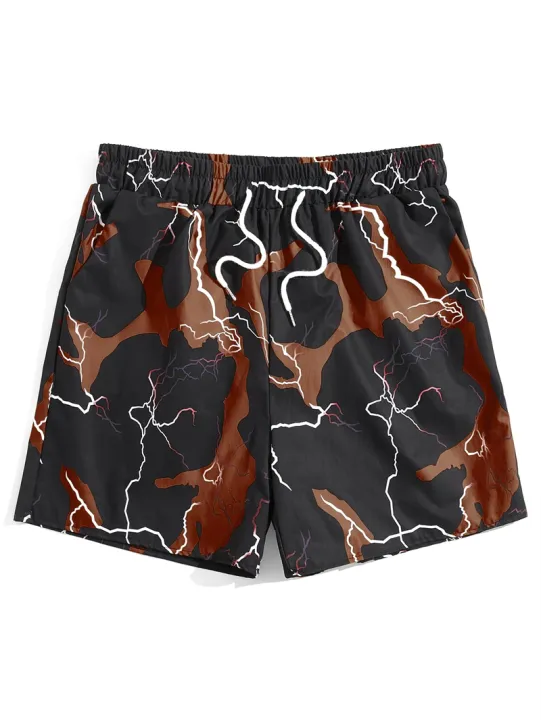 Men's%20Lightning%20Graphic%20Print%20Drawstring%20Casual%20Summer%20Beach%20Shorts%20Hawaii%20Surfing%20Short%20Pants%20Swim%20Trunks%20Y2k%20Leisure%20Shorts%20-%20Image%204