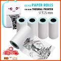 Small Portable Wireless Thermal Photo Printer Pocket Student Mini Bluetooth printer portable Label Printer cat printer WITH 2 PAPER ROLLS. 