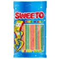 Sweeto Rainbow Licorice Sour Belts Fruit Flavour 80g. 