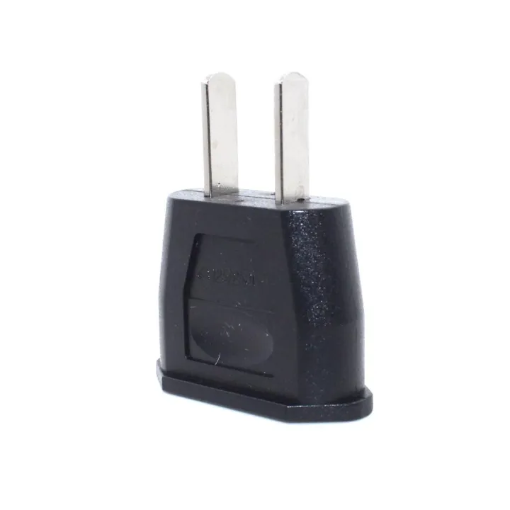2Pcs%20Travel%20Plug%206A,%20European%20Inlet%20to%202-falt%20pins%20Outlet%20Adapter,%20CE%20Certificated%20Electrical%20AC%20Power%20Plug%20-%20Image%203