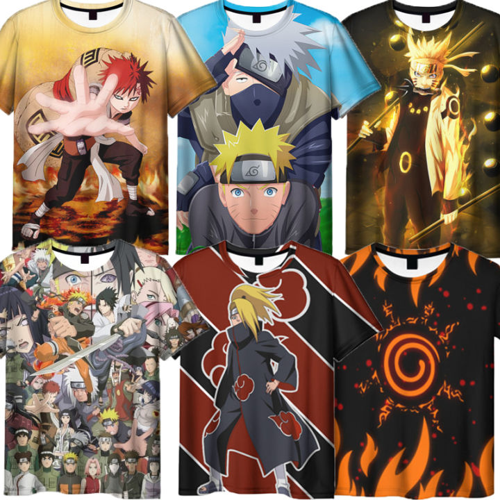 New anime Naruto T-shirt cartoon tee kids clothes baby lovely