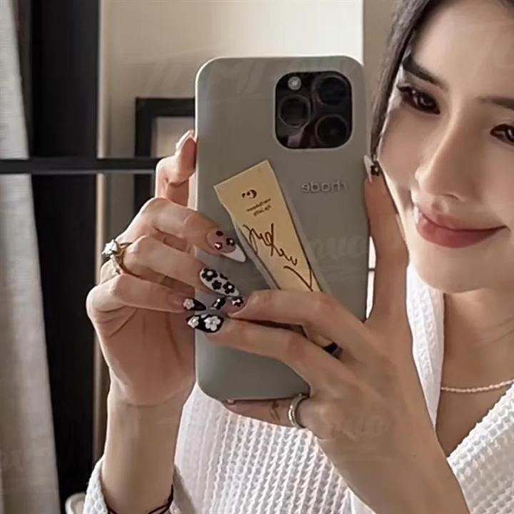 Rhode%20Soft%20Silicone%20Case%20For%20iPhone%2015%2014%20PIus%2011%2013%2012%20Pro%20Max%20Can%20Be%20Installed%20With%20Lipstick%20Back%20Cover%20Lipstick%20No%20Come%20With%20-%20Image%206