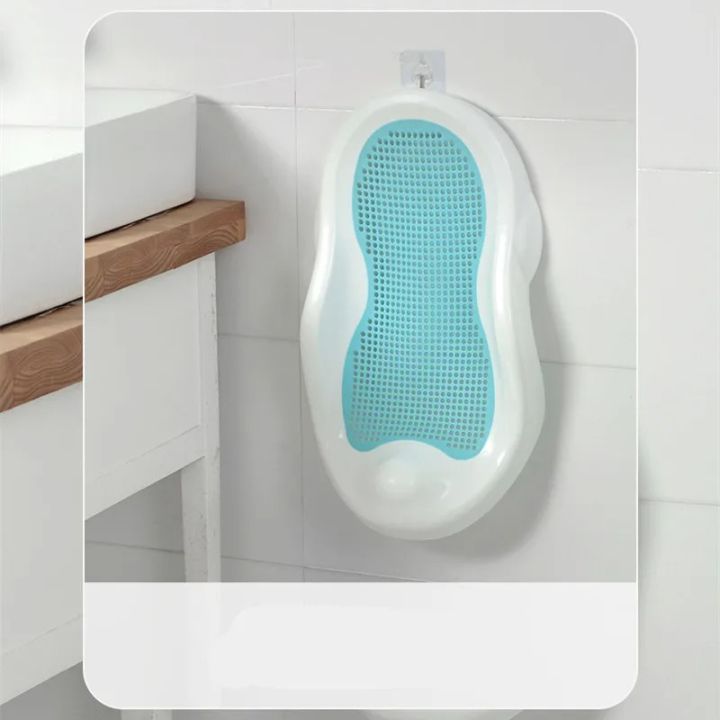 Baby%20Cradle%20Tub%20Ergonomic%20Mildew-proof%20Bathing%20Mat%20Newborn%20Pouch%20Bath%20Rack%20Bathtub%20Bracket%20Toddlers%20Bath%20Bed%20Babys%20Bathing%20Net%206857%20%7C%20INEEDZ%20-%20Image%202