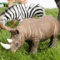New F imulation Wild Animal Model Africa Animal Elephant Lion Giraffe Bear Action Figure Wildlife Hippo Zebra Crocodile Figurine Kid Eductional Toy Gift. 