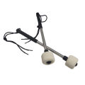 1Pcs Bass Drum Mallet Felt Head Percussion Mallets Timpani Sticks with Stainless Steel Handle. 