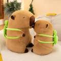 Cartoon Capybara Plush Toy Snuggling Soft Plush Pillow for Birthday Gift 35cm. 