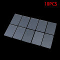 10PCS Blank Transparent Business Card Plastic Waterproof Without Printing For Handwriting School Office SuppliesGENGLI. 