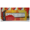 ORANGE Extension Cord - 10 Meter - Wire Cord - 13A Trailer Multi Socket. 