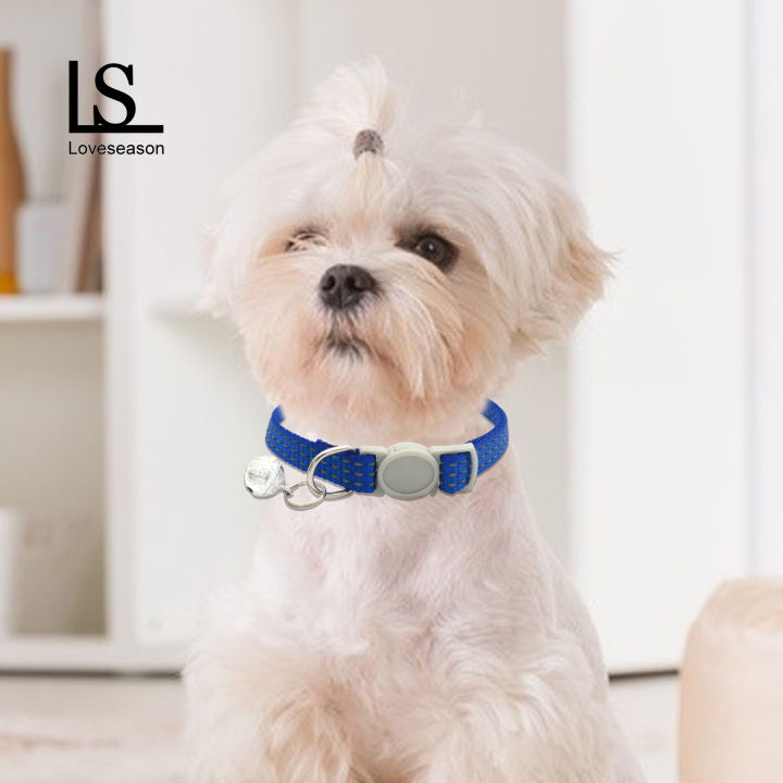 Loveseason%20Pet%20Collar%20Breathable%20Reflective%20Lightweight%20Nicely%20Designed%20Dog%20Leash%20Breakaway%20with%20Bell%20for%20Training%20-%20Image%204