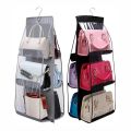 6-Pocket Hanging Handbag Organizer. 