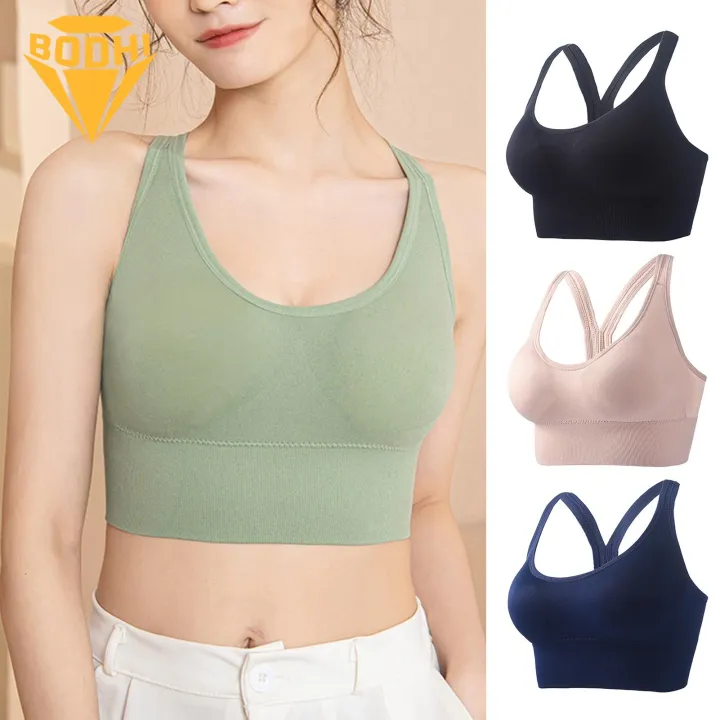 Back Buckle Sports Bra Support Sports Bra for Yoga Fitness Running Shockproof Padded Seamless Perfect for Southeast Asian Buyers Seamless Back Sports Bra