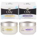 Natural White Fairness Olay Night Cream 50g And Olay Day Cream SPF, 50g 50g X 2 (2 in 1pack) odnc. 