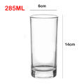 Red Cherry Glass Set Modern Drinking Cups -165ml / 285ml-6 Pcs Set. 