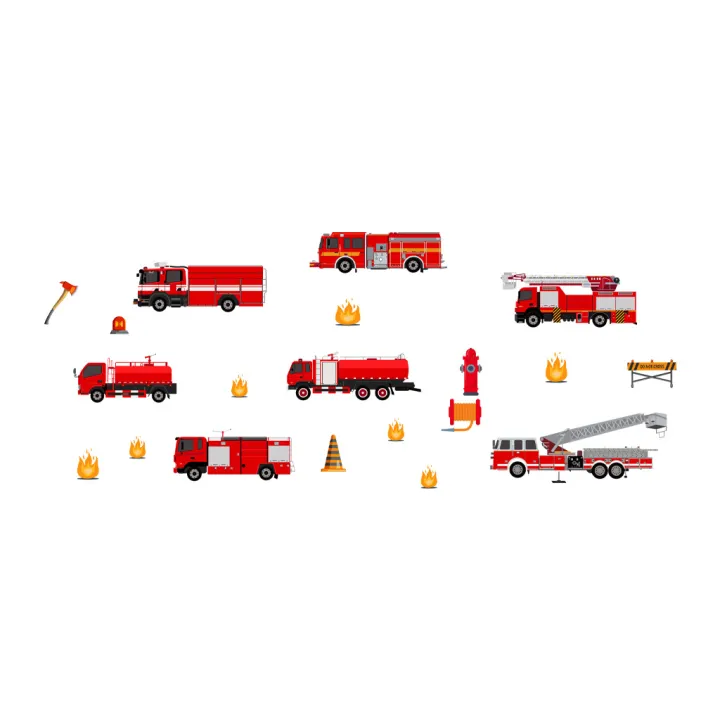 Cartoon%20Fire%20Truck%20Wall%20Decor%20Decals%20Kids%20Room%20Playroom%20Bedroom%20Firetruck%20Poster%20Mural%20Wall%20Stickers%20Kids%20Room%20Nursery%20Decor%20-%20Image%206