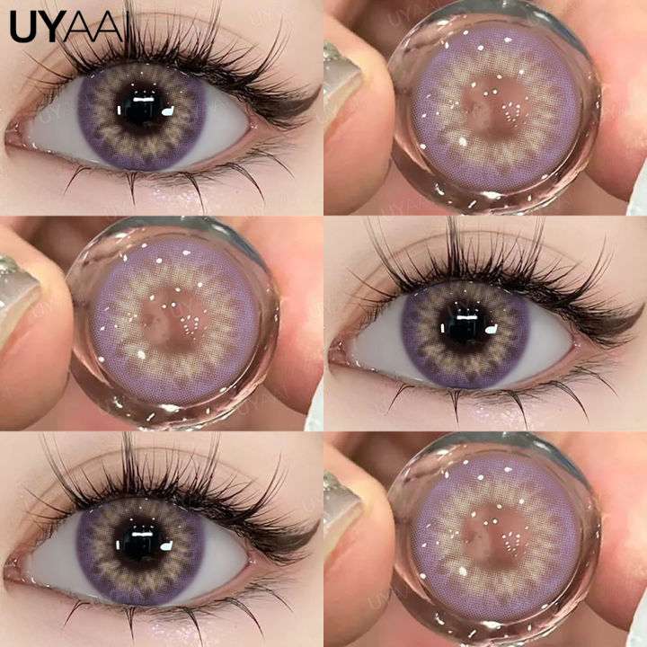 %E3%80%90HOT%E3%80%91%20UYAAI%201Pair%20Purple%20Colored%20Contact%20Lenses%20For%20Eyes%20Natural%20Yearly%20Makeup%20Fashion%20Purple%20Series%20Party%20New%20Style%20Gloss%20Eyes%20Violet%20-%20Image%204
