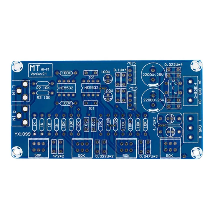 Amplifier NE5532 Preamp Preamplifier Volume Tone Control Finished Board ...