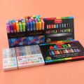 Acrylic Paint Pens 4-48 Colors Paint Marker Pen Set 3mm Tips for Rock Painting Stone Ceramic Glass Wood Fabric Canvas Metal. 