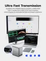 ORICO MetaCube Pro 3.5" Enterprise Storage 5 Bay NAS with Multi-account Usage Double Encryption Data Sharing for 7x24 Hours Work. 