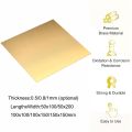 New Copper Brass Plate Sheet 0.5mm 0.8mm 1mm Multiple Sizes Brass Plate Cutting CNC Frame. 
