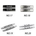 2pcs Sport VIP Turbo Metal Car Side Body Sticker Auto Rear Emblem Badge Decal. 