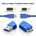 USB 3.0 Type A Male Plug to Micro B USB Cable. 
