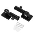 2 in 1 Multifunctional Adjustable Flagpole Bracket Heavy Duty Aluminum All Weather Flag Holder Wind Resistant. 