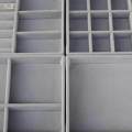 4 Pieces Jewelry Trays Organizer, Insert Divider Durable Display Case Storage Container Holder for. 