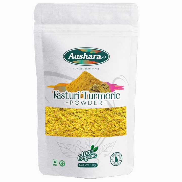 Kasturi Turmeric Powder (Wild Turmeric) 100% Pure & Organic Powder