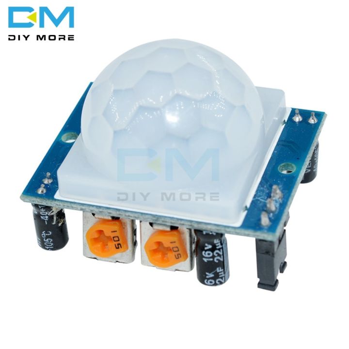 【happy one】HC-SR501 Body Sensor Module Adjust IR Pyroelectric Infrared ...