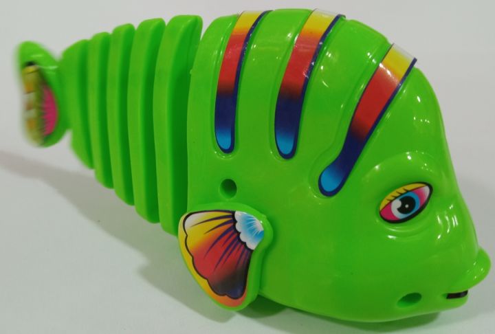 TOY SPIN FISH RUNNING / WINDER RUNNING FISH FOR KIDS