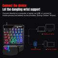 HXSJ J300+V400 Keyboard and Mouse Combo RGB Lighting Programmable Gaming Mouse & One-handed Game Keyboard for PC Laptop Desktop Gamer Officer. 