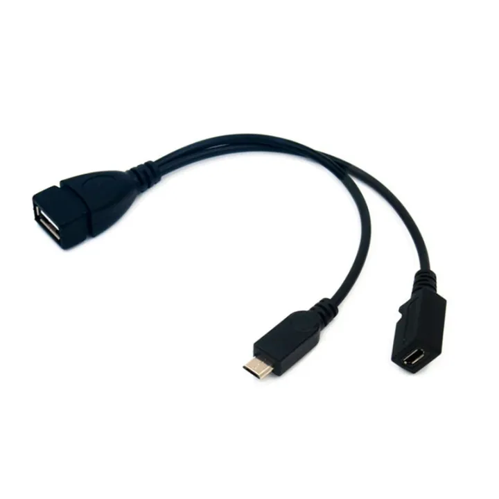 2/4/6PCS In 1 OTG Micro USB Host Power Y Splitter USB Adapter to Micro ...
