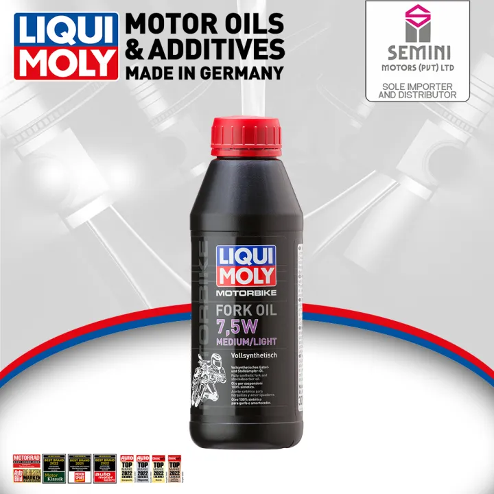 MOTORBIKE FORK OIL MEDIUM / LIGHT F/SYNT 7.5W 500ML