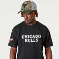 Chicago Bulls Logo Printed T shirt for men - Black. 