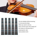 5Pcs Violin Fingerboard Sticker Paper Finger Guide Fretboard Marker Label Fo FB9. 