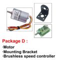 12V 24V Brushless motor Low RPM High 8.5 To 1977RPM Electric BLDC 12V For Smart Device. 