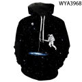 2021 New Fashion Astronaut 3D Printed Hoodies Casual Cool Sweatshirts Men Women Children Fashion Pullover Boy Girl Kids Coat. 