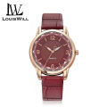 LouisWill Women's Watch Fashion Quartz Movement Belt Watch Strap Watches Two-color Dial Design Cutting Diamond Mirror Surface Elegant Design Watch Wristwatch With Luminous Pointer. 