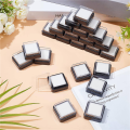 60PCS Empty Blank Ink Pad No Ink Mini Thumbprint Sponge Ink Stamp Pad Black Quick Drying Foam Uninked Pads. 