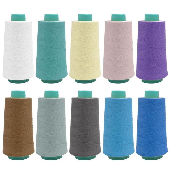 40% 1 Roll 40s/2 20s/2 High-Strength Polyester Thread For Overlock ...