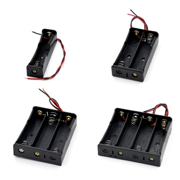 18650 Battery Case Holder 3.7V Battery Slots 1 Way 2 Way 3 Way 4 Way Cases