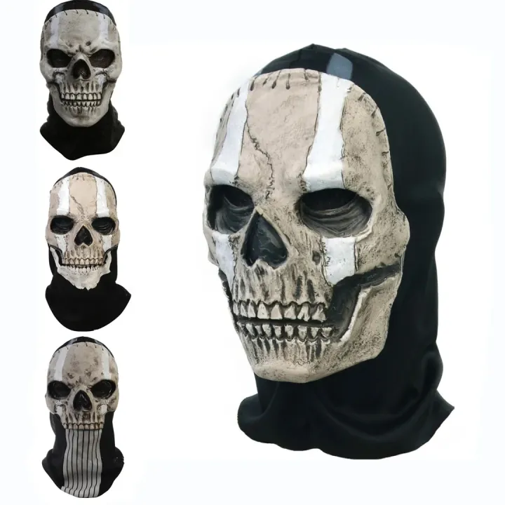 ghost%20mask%20Unisex%20Horror%20Ghost%20Skull%20Mask%20ghost%20Call%20of%20Duty%20Latex%20Headgear%20Helmet%20Cosplay%20Perform%20Party%20Masquerade%20Prop%20Halloween%20CosplayParty%20Games%20Crafts%20-%20Image%202