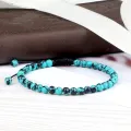ZEBF--Adjustable Mini Natural Stone Lava Tiger Eye Beaded Bracelets & Bangle for Women Men Chakra Beads Braided Bracelet Charm Jewelry. 